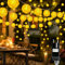 btfarm Lampions Lichterkette Aussen mit Stecker, 15M 40 LED Lampions Außen Wetterfest mit Timer, 8 Modi Wasserdicht Lampion Outdoor für Garten Balkon Terrasse Hof Deko, Warmweiß