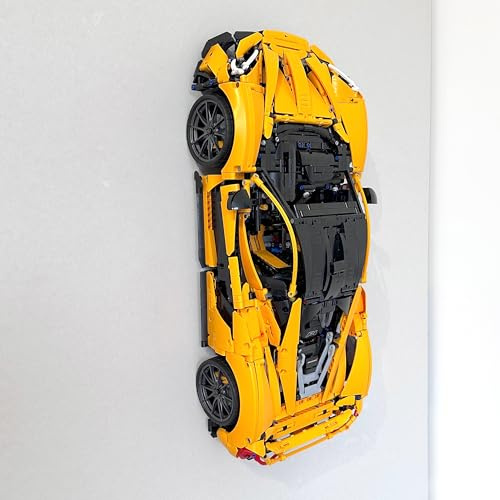The Good Idea | Wandhalterung für Lego Technic McLaren P1 42172 | Sichere & stylische Displayhalterung für Modellauto aufrecht oder kopfüber