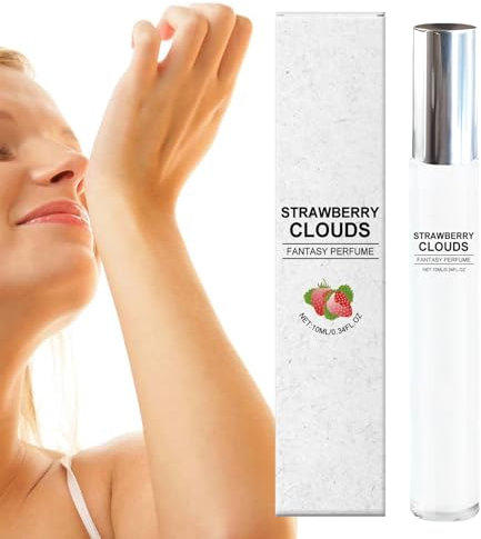 Perfume Para Mujer,10ml Fragancia Roll-On De Fresa - Dulce Afrutado Duradero Y Elegante Para Uso Diario Viaje Y Bodas