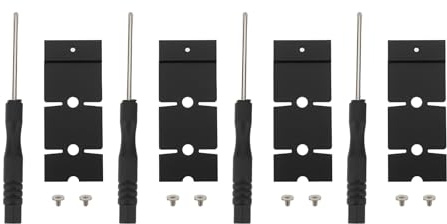 VGOL 4 Juegos de Adaptadores de SSD M.2 NVMe con Soporte de Extensión Y Placa Adaptadora para PCIe de 2230 A 2280