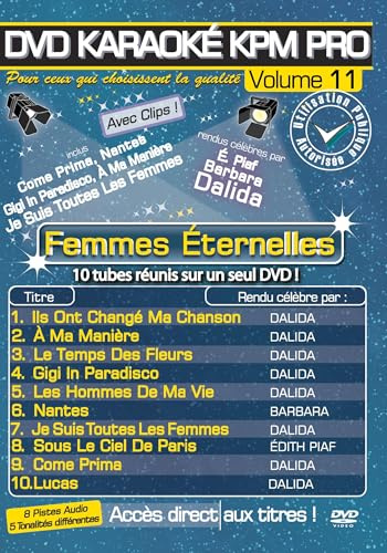 Karaoke Pro Vol.11 « Femmes Eternelles » [DVD-AUDIO]