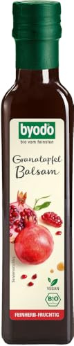 Granatapfel-Balsamessig 250 ml - Byodo Bio, Gourmet Essig, Intensiv & Fruchtig, Vegan, Dressing & Marinade