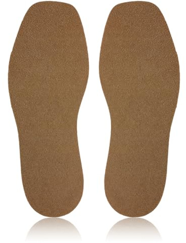 Schuhreparatur Schuhsohle Speckgummi schwarz - 1 Paar Antirutschsohlen Schuhe 100% Vegan- Gummisohlen zum Aufkleben - Schonsohle aus Naturcrepe - Sole protector - Schuhsohlen Reparatur