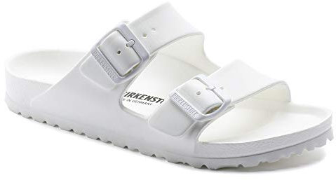 Birkenstock Unisex-Erwachsene Arizona Eva Pantoletten, Weiß (White 41) 41 EU