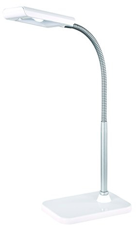Reality Leuchten LED Tischleuchte Pico R52141301, Metall weiß, inkl. 3 Watt LED