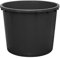 Mobil Plastic - Mastello in plastica 500 litri nero | Contenitore industriale tondo per liquidi, uso agricolo e zootecnico