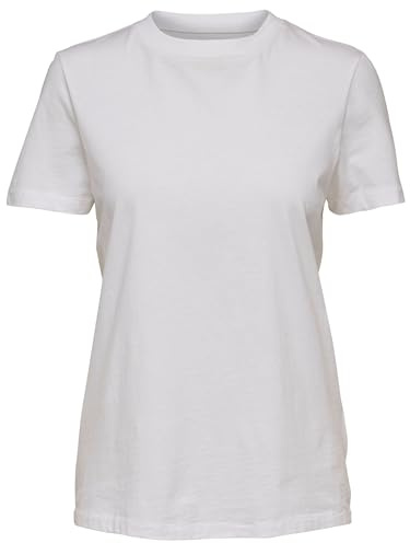 Selected Femme Damen Sfmy Perfect Ss Tee - Box Cut Noos T-Shirt (1er Pack)