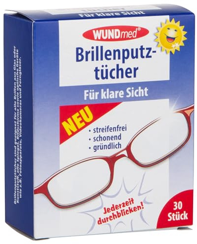 Wundmed Brillenputztücher, 30 St