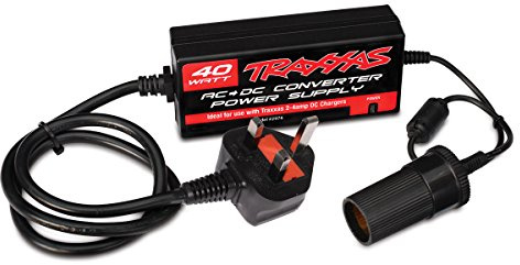 Traxxas 40 W Mains to 12 V Power Supply with UK Plug