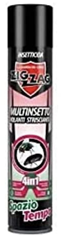 6 x ZIG ZAG Insetticida Spray Spazio & Tempo Multinsetto 500 ML
