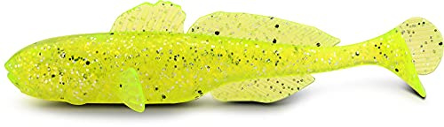 Iron Claw Unisex – Erwachsene 10C4039507194734C10 GoBody Grundel Gummifisch 9cm / 11 cm-Barsch, Zander, Hecht, Forelle, Wels, Kunstköder (CHB, 11cm), Bunt, Normal