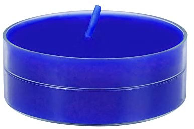 Zest Bougie 12 Bougies Chauffe-Plat, Mega surdimensionné Bleu S
