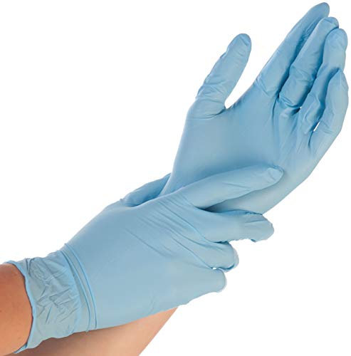 Franz Mensch HYGONORM 26154 - Mani monouso in Nitrile, Misura M 250 Pezzi