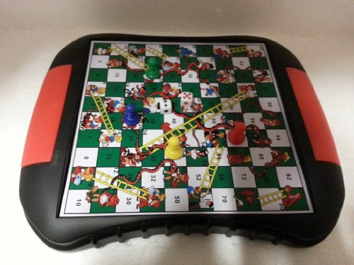 L & J DEAL NEW- MEDIUM MAGNETIC BOARD TRAVEL SNAKE AND LADDER NEW MODEL