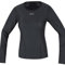 GOREWEAR M Damen GORE® WINDSTOPPER® Base Layer Shirt Langarm, Black, 40