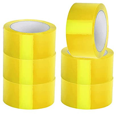 Propac Z-NPPLG50 Ruban adhésif Ppl Coloré Jaune 50 x 66 m Lot de 6