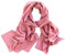 Dolce Abbraccio Damen Schal Stola Halstuch Tuch aus Chiffon für Frühling Sommer Ganzjährig (Zyklame)