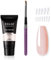 ROSALIND Kit Ricostruzione Unghie Gel, Rosa Colore Acrigel per Unghie Acrilico Poly Nail Gel con Pennello e Unghie Finte 60ml Estensione Unghie Gel per Principianti e Professionisti