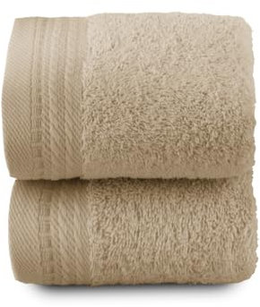 Top Towel - Premium - Grandes Serviettes de Bain - Serviettes de Bain - 2 Serviettes pour Le Visage ou Le Bidet - 30x50 cm - 100% Coton - 600 Grammes - Chameau