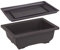 Sharplace Pots d'entraînement avec Plateau à l'extérieur des Pots de Plantes élégants et Robustes Bonsai Pot de Fleurs Portables en Pot pour la Maison, la Cour, Rectangle S