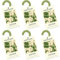 Scent-Hi Duftsäckchen Cotton für Schubladen, Schränke und Kleiderschränke, mit Haken, 6 Beutel