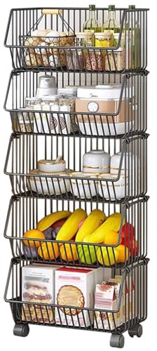 Snack-Regal im Supermarkt Supermarktregale Display Snack Regal, Mobiler Bodenständer Home Organizer Kartoffelchip-Lebensmittel-Halter, Obst-Gemüse-Snackwagen-Ständer (Color : LXWXH, Size : 41x29x103