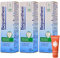Meerwasser-Nasenspray, 3x 20 ml I Für die trockene Nasenschleimhaut I Erkältung I Heuschnupfen I Dexpanthenol I Spar-Set plus Pharma Perle give-away