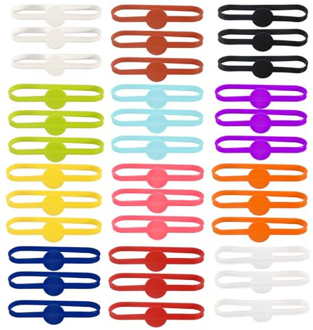 36 Piezas Marcadores de Copas de Vino Etiqueta de Copa de Silicona Marca Vasos Colores Marcadores de Bebidas Marcadores Botellas Bebidas Identificador para Copas de Vino Copa Cóctel (12 Colores)