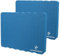Legendwerk® 2X Premium Sportkissen aus Eva-Schaumstoff - Ideal für Yoga, Pilates, Meditation und Training - Robustes und rutschfestes Balancekissen (blau - 2 Stück)