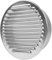 Repa Market Aluminium Round Air Vent Covers for Walls 6 Inch / 150 mm - Extractor Fan Vent Cover - Louvered External Vent Cover with Rubber Seal and Mesh Screen - Metal Internal Ventilation Grill