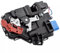 Merautop SJ Serrure de porte avec verrouillage centralisé avant droit - Remplacement pour Altea 5P1 Toledo III 5P2 Golf V - Accessoire de voiture # 3D1837016 3D1837016A 3D1837016AB