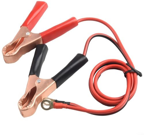 Câble onduleur de batterie de voiture, 50 A, pour connecteur pince crocodile, 2 pièces, très résistant