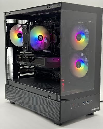 XR 9 Gaming PC • Ryzen 7 5700x3D • RTX 5070 12GB DDR7 • B550 Motherboard • 32GB 3200MHz • 2TB NVME SSD • XR Black ARGB Desktop Computer Tower • 1200 Mbps WiFi + Bluetooth • Windows 11