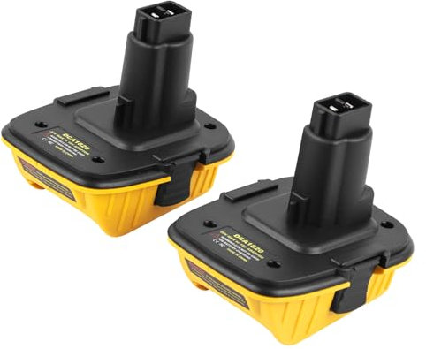 DONGPUCUN 2Pack Battery Adapter 18V to 20V Compatible with Dewalt Battery Adapter DCA1820 Work with 20V Max Battery DCB201 DCB203 DCB204 DCB206 Compatible with Dewalt 18V XRP Power Tools