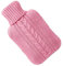 WOFASHPURET Housse Tricotée Douce pour Bouillotte pour Soulagement Rapide Douleurs Couleur Rose Design