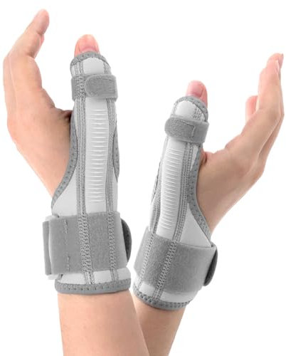 GADITIEK Muñequera Pulgar Reversible, Férula dedo Pulgar Ajustable para Soporte,Canal Carpiano Tendinitis, Artritis y Esguinces
