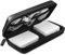 iMangoo Electronics Organizer Travel Case Travel Essentials for Women Pouch Tech Purse Hard Protective Shockproof Carrying Charger Power Bank Cable Accessories, 8.5x4.5x2 In (Black)