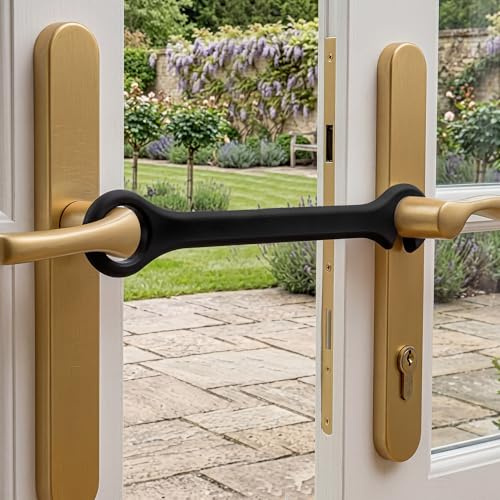 Patio Door Holder, Stay Open Door Strap,1 Pack,Black,24cm