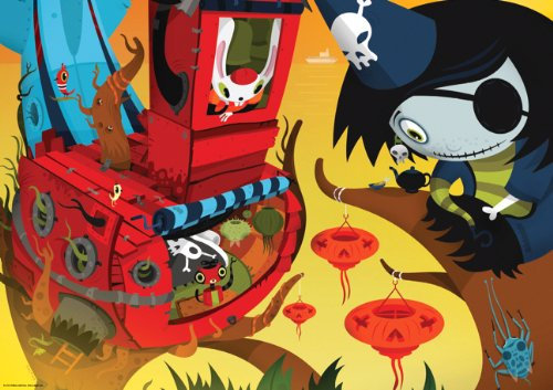 KV&H Verlag Heye 29393 - Standardpuzzles 1000 Teile Treehouse, Nathan Jurevicius