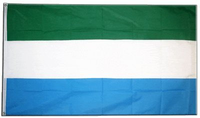 Flaggenfritze Flagge Sierra Leone - 60 x 90 cm