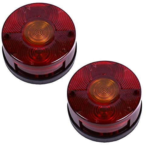 2x DDR Rückleuchten Rücklichter rund ohne KZL für DDR Anhänger & IFA Fahrzeuge