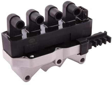 HELLA 5DA 358 000-491 Ignition Coil - 12V - 3-pin connector