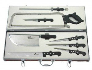 A.K TRADING Valise du Boucher 8 Pieces Code 1042
