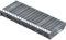 Fenau – 600 x 240 mm - Gitterrost-Stufe (R11) XSL, MW: 30/10 mm, verzinkt, Stahl-Treppenstufe nach DIN-Norm, Fluchttreppen geeignet, Anti-Rutsch-Wirkung