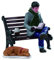 Lemax 92777 - Relaxing Day 2er Set - Neu 2019 - Entspannter Tag - Mann liest Zeitung - General Product - Zubehör Weihnachtsdorf