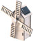 matches21 HOME & HOBBY Mini Windmühle DIY Holz Bastelset für Kinder ab 8 Jahren 3D Steckbausatz mit Solar