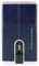 PIQUADRO Porta Carte di Credito Pelle,meccanismo in Metallo, Accessori da Viaggio-Portafogli Unisex-Adulto, Blu, Talla única