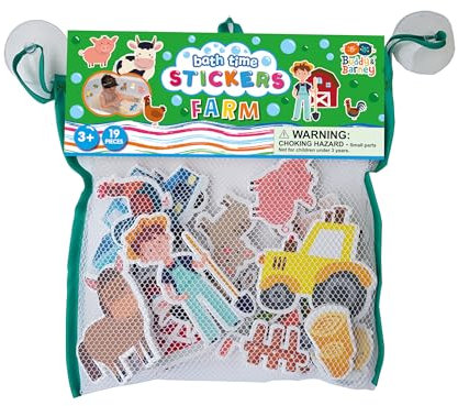 Bath Time Stickers Toy for Kids (Farm)