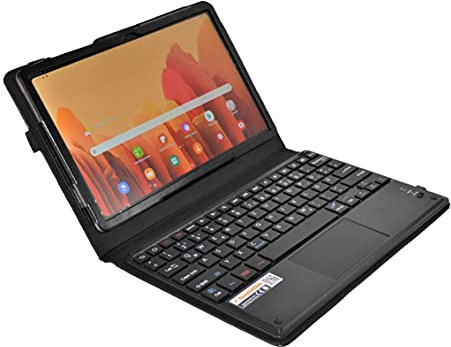 SonnyGoldTech MQ für Galaxy Tab A7 10.4 - Bluetooth Tastatur Tasche mit Multifunktions-Touchpad für Samsung Galaxy Tab A7 | LTE SM-T505 WiFi T500 | mit Hülle, Deutsch QWERTZ