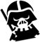 Decus Shop Kleiner Darth Vader 2949 // Sticker Aufkleber vers. Größe Farbe